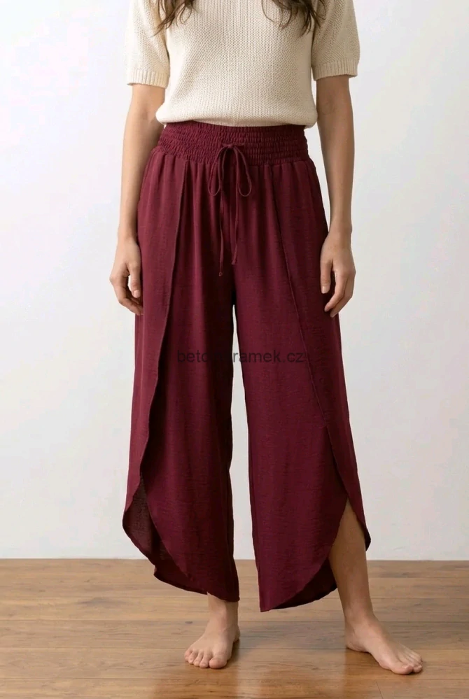 Kalhoty s rozparky Harem - 2 barvy