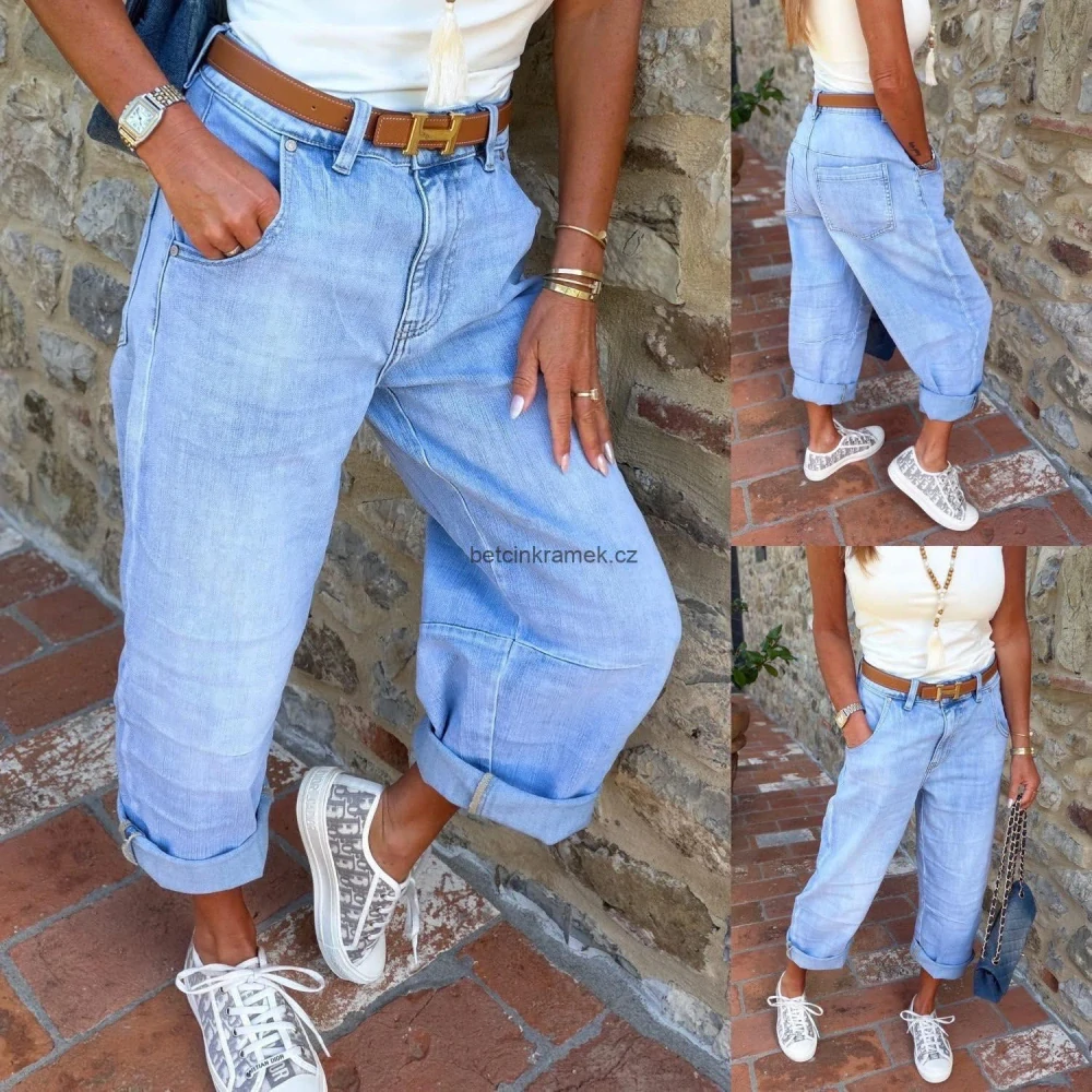 Dámské baggy jeans kalhoty II - různé velikosti