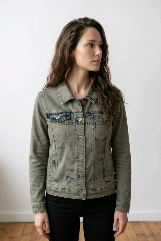 Denim bunda ,,plesnivák" - různé barvy a velikosti