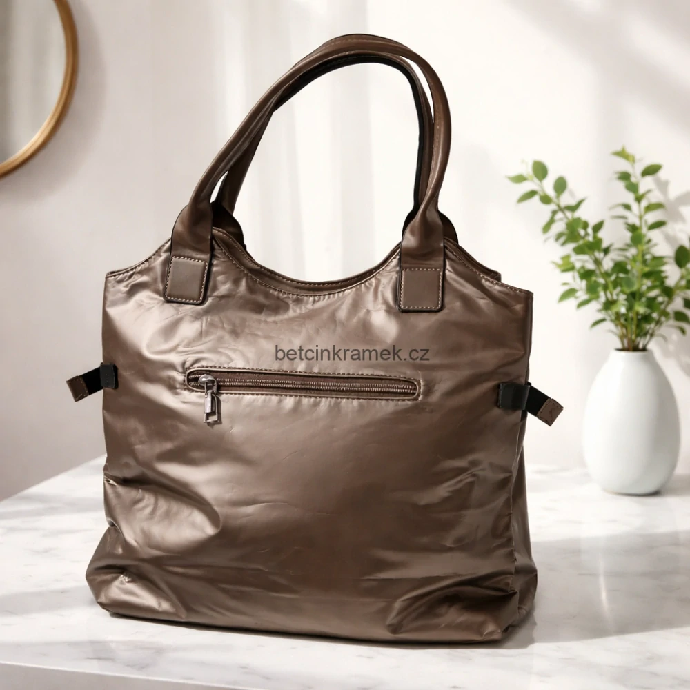 Kabelka Turbo bags s kapsičkou - hnědá