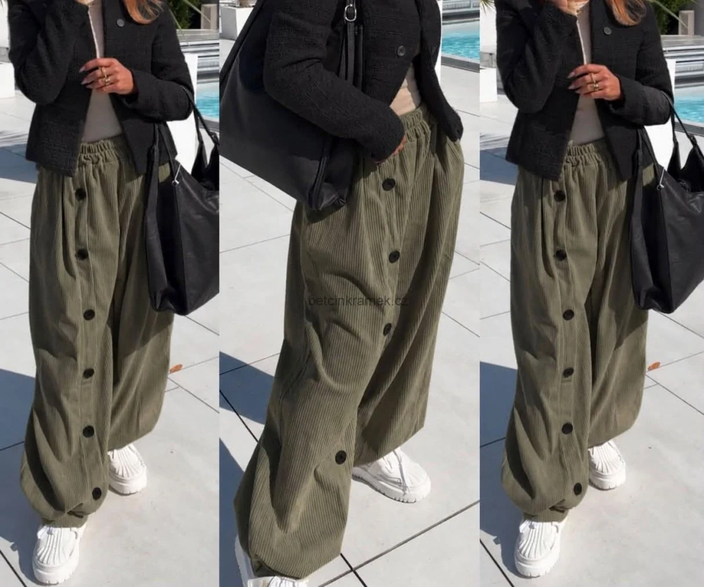 Super manšestrové kalhoty Bottom - různé barvy