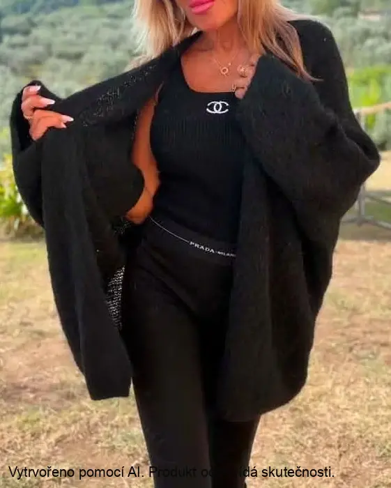 Stylový hebký oversize cardigan - různé barvy