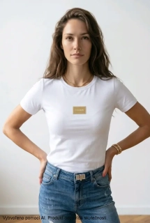 Stylové triko Fashion gold