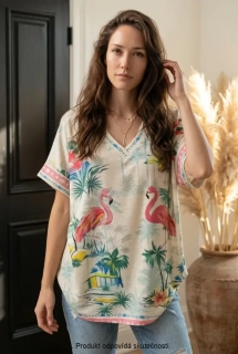 Luxusní halenka Tropicana