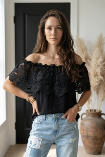 Elegantní halenka Boho styl - různé barvy